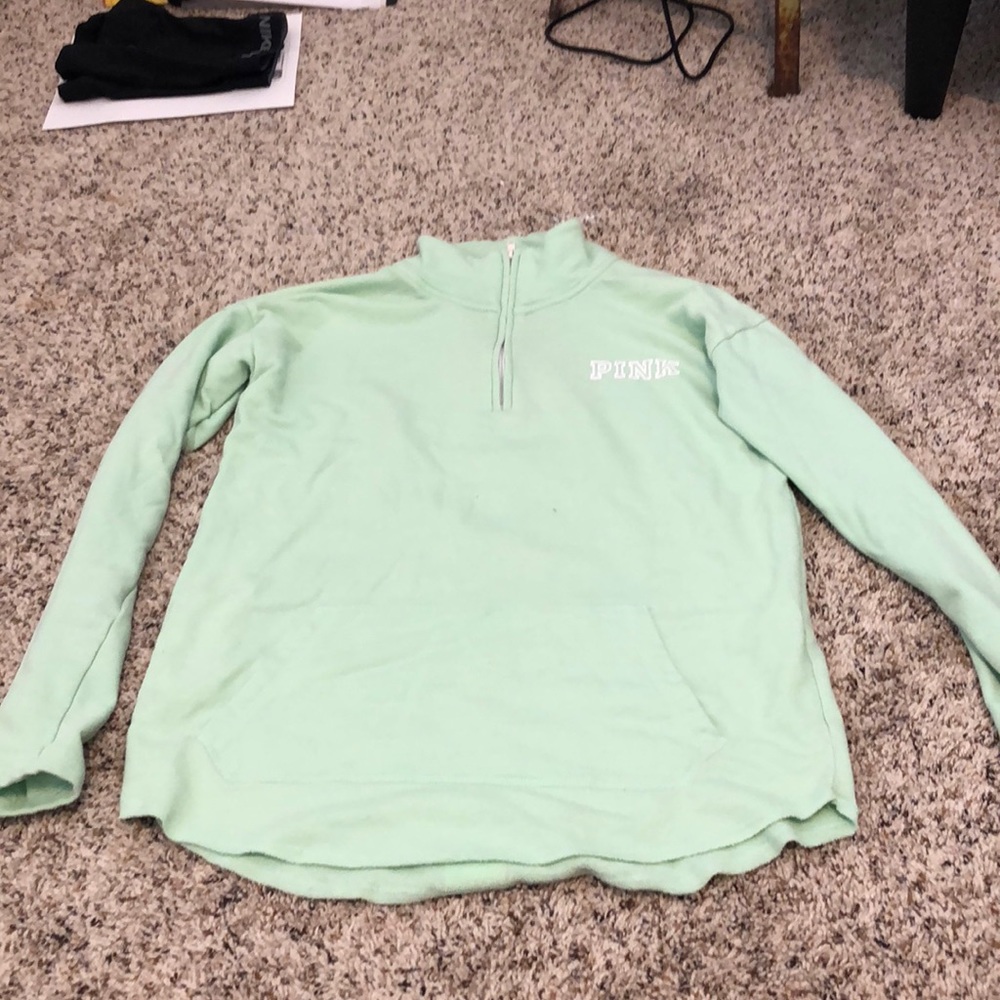 Victoria secret quarter zip jacket size small